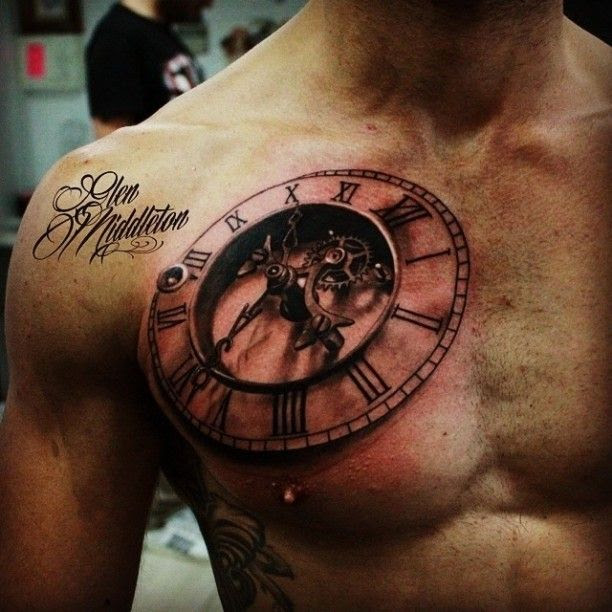 Männer uhr tattoo arm Uhr Tattoos: