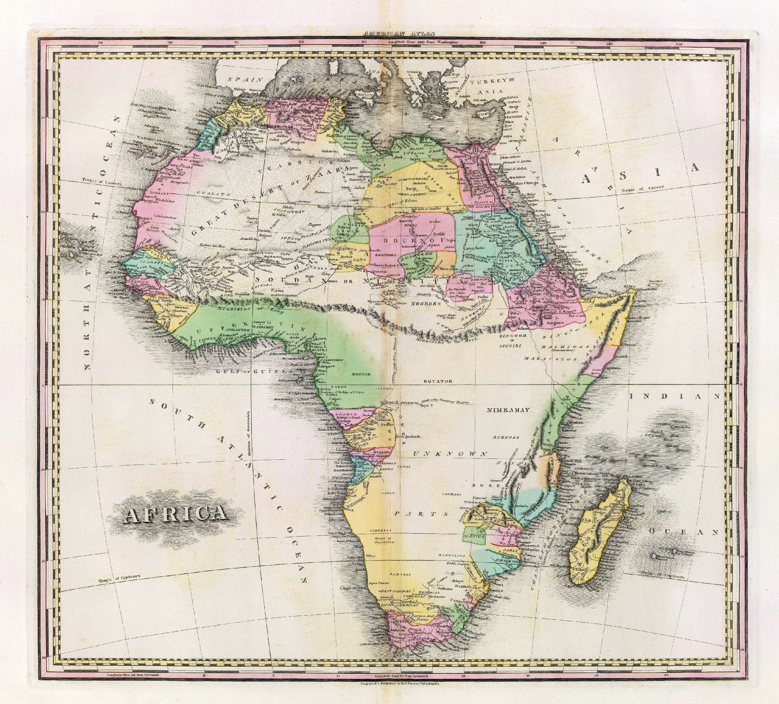 1771 Map Of Africa Maps Of Africa 1771 Spanish Map Of - vrogue.co