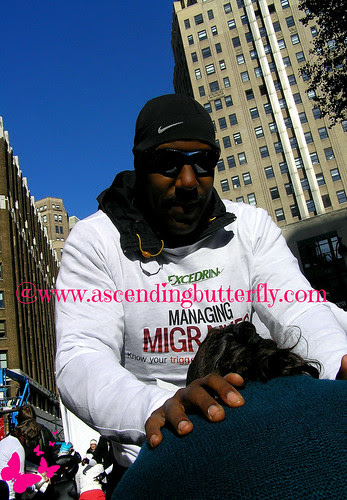 DRExcedrin Event Herald Square me 05 During Oasis Day Spa Massage WATERMARKED
