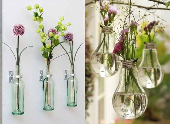 Vasos de flores artesanais e criativos 005