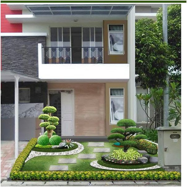 View Lahan Sempit Taman Depan Rumah Minimalis Modern Pics | Rumah Minimalist Blog
