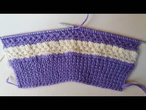 baby sweater two colour design