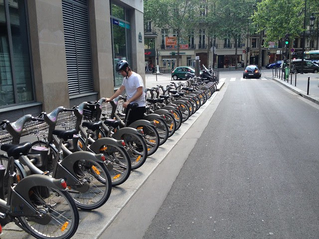 Velib bikes - Paris