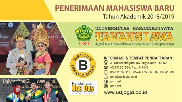 Brosur Universitas Taman Siswa Yogyakarta 2018 Hammer Books