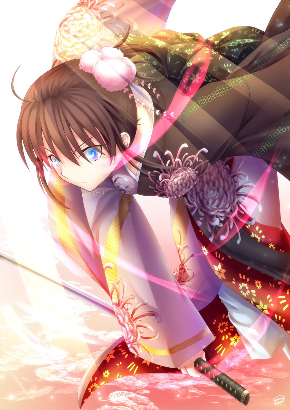 たかなしいちご 天使のアトリエ 両儀式さん清書してみた Fgo