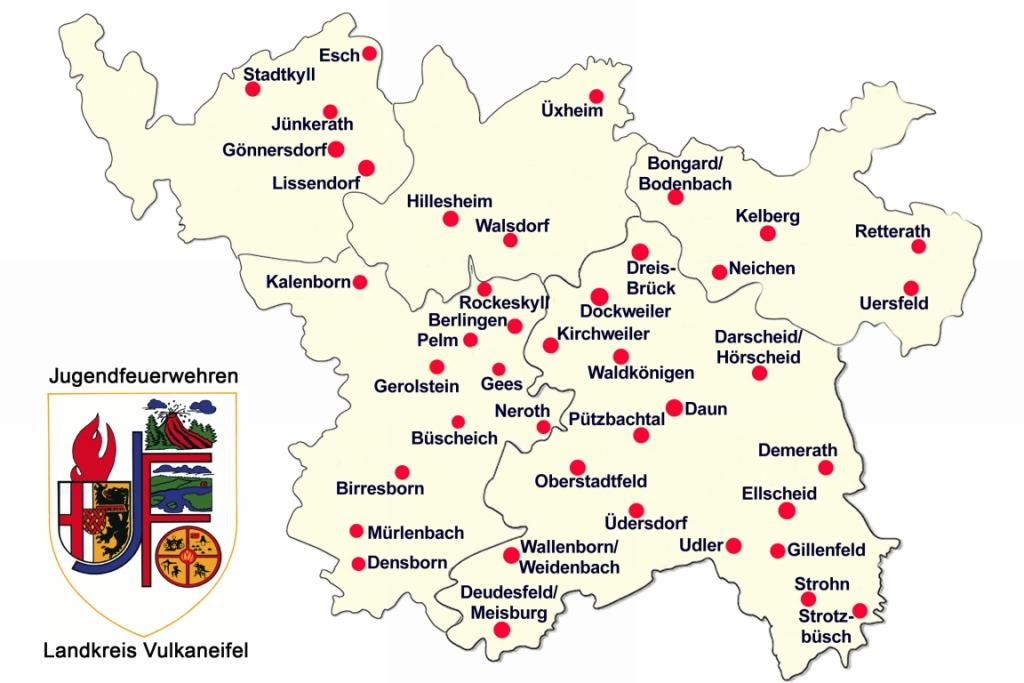 Vulkaneifel Karte | Karte