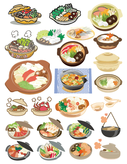 無料ダウンロード 鍋 イラスト フリー 無料で使える かわいい テンプレート素材