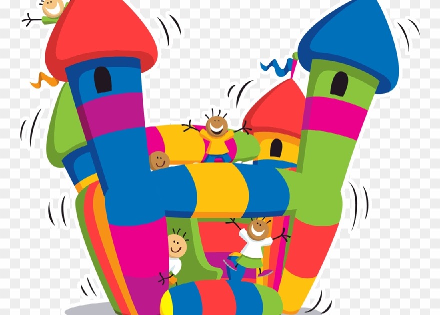 Bouncy Castle Pictures Cartoon - Drawing Art Ideas