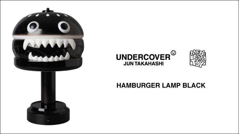 UNDERCOVER × Medicom Toy's "Hamburger Lamp" is Back in Black! -  SpankyStokes.com | Designer Toy • Vinyl Toy • Art Toy Blog