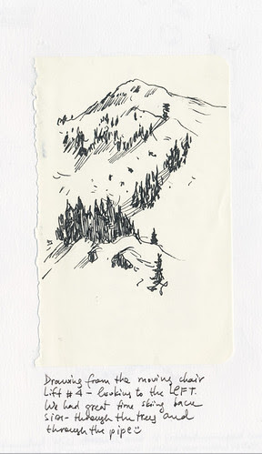 Sketching and Skiing: Kirkwood 2013