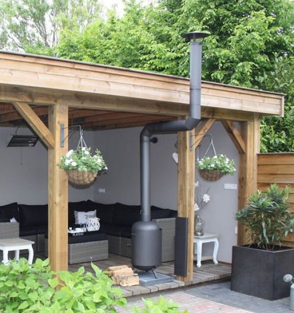 Sitzecke Garten Überdacht Moderne Pergola 30 Schone