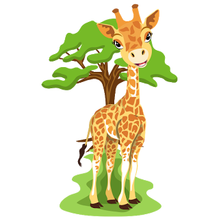 Cartoon On Net Cartoon Giraffe Clipart Png