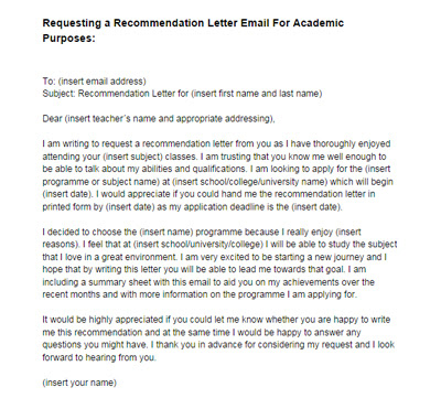 Sample Letter Of Recommendation Email - Contoh 36
