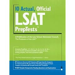 10 Actual Official LSAT PrepTests