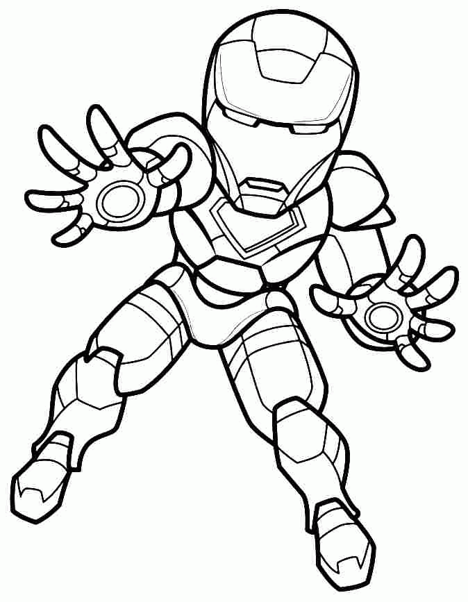 Free Coloring Page Iron Man - 234+ SVG PNG EPS DXF in Zip File