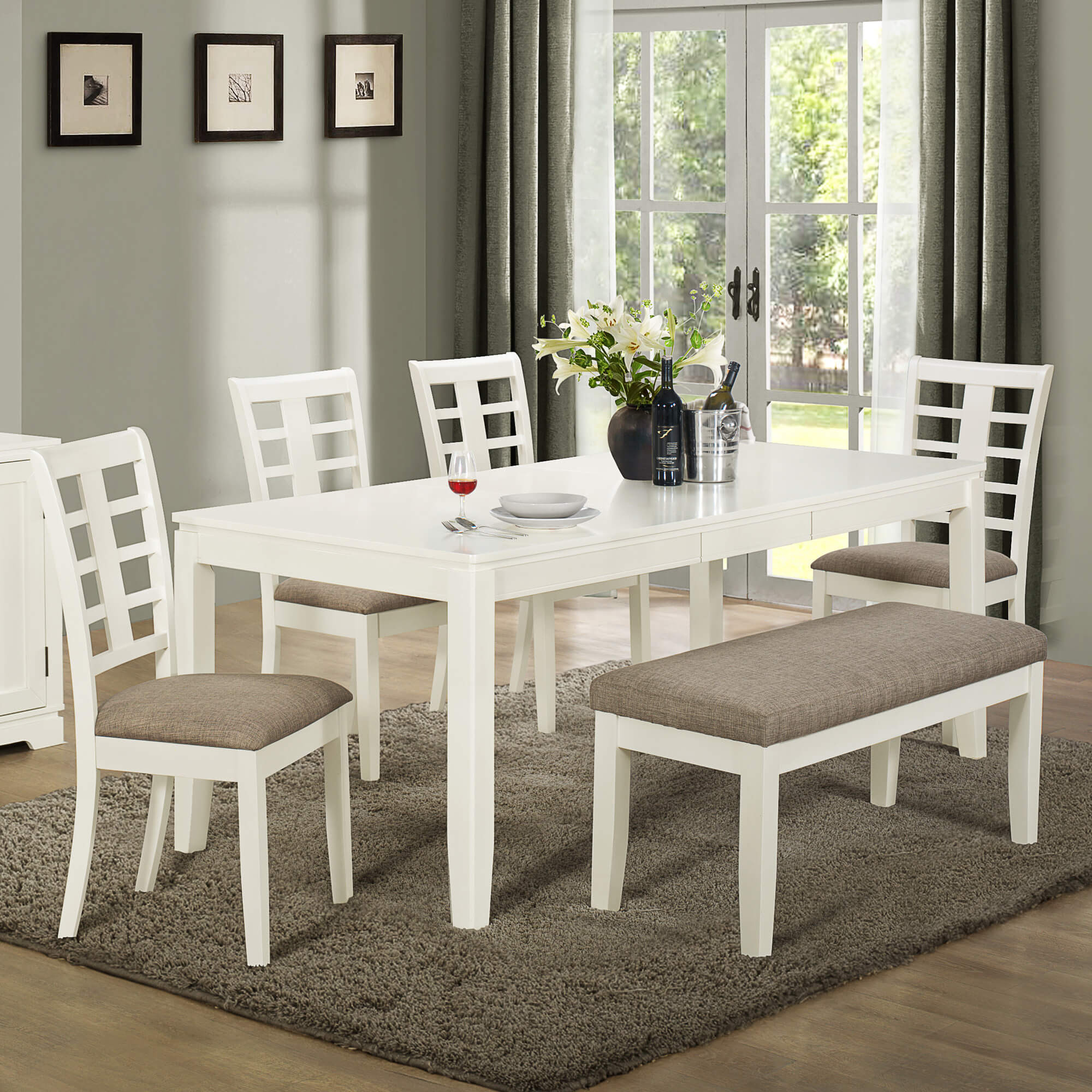 26 Big \u0026 Small Dining Room Sets with Bench Seating 26 Big \u0026 Small Dining Room Sets with Bench Seating