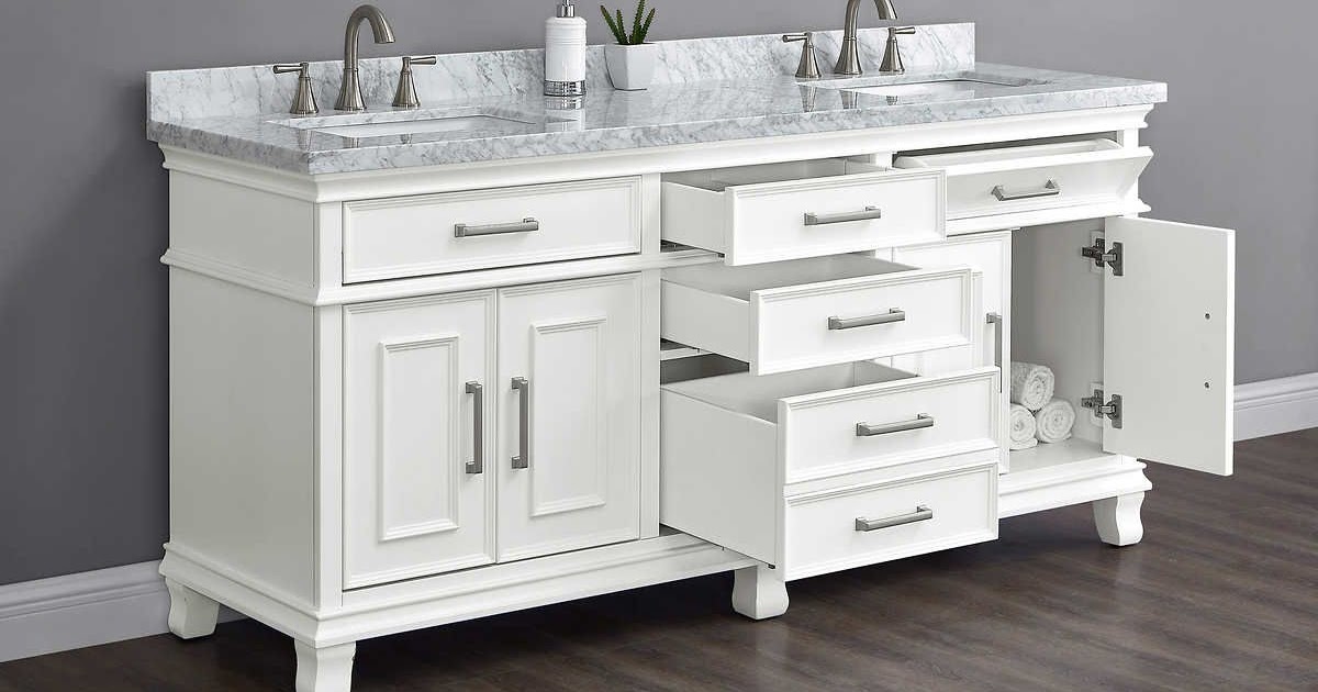 72 Kitchen Sink Base Cabinet Anipinan, Brayden 72 Double Sink Bath Vanity By Mission Hills
