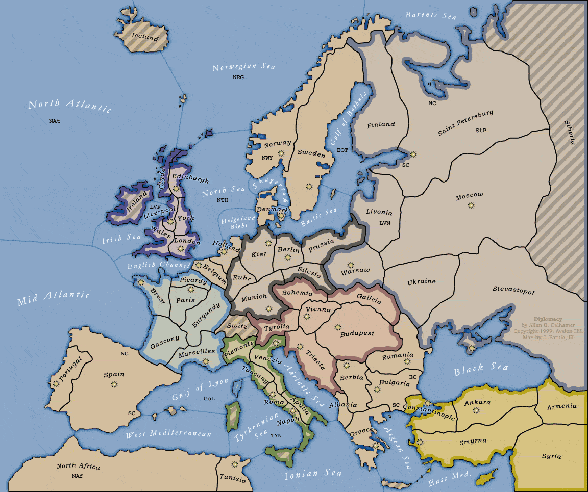 Maps: Map Of Europe Game