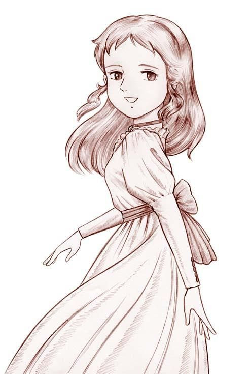 Coloriage Kids coloriage de princesse sarah