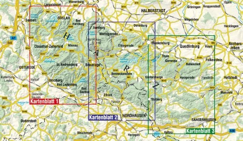 Harzer Wandernadel Karte | Karte