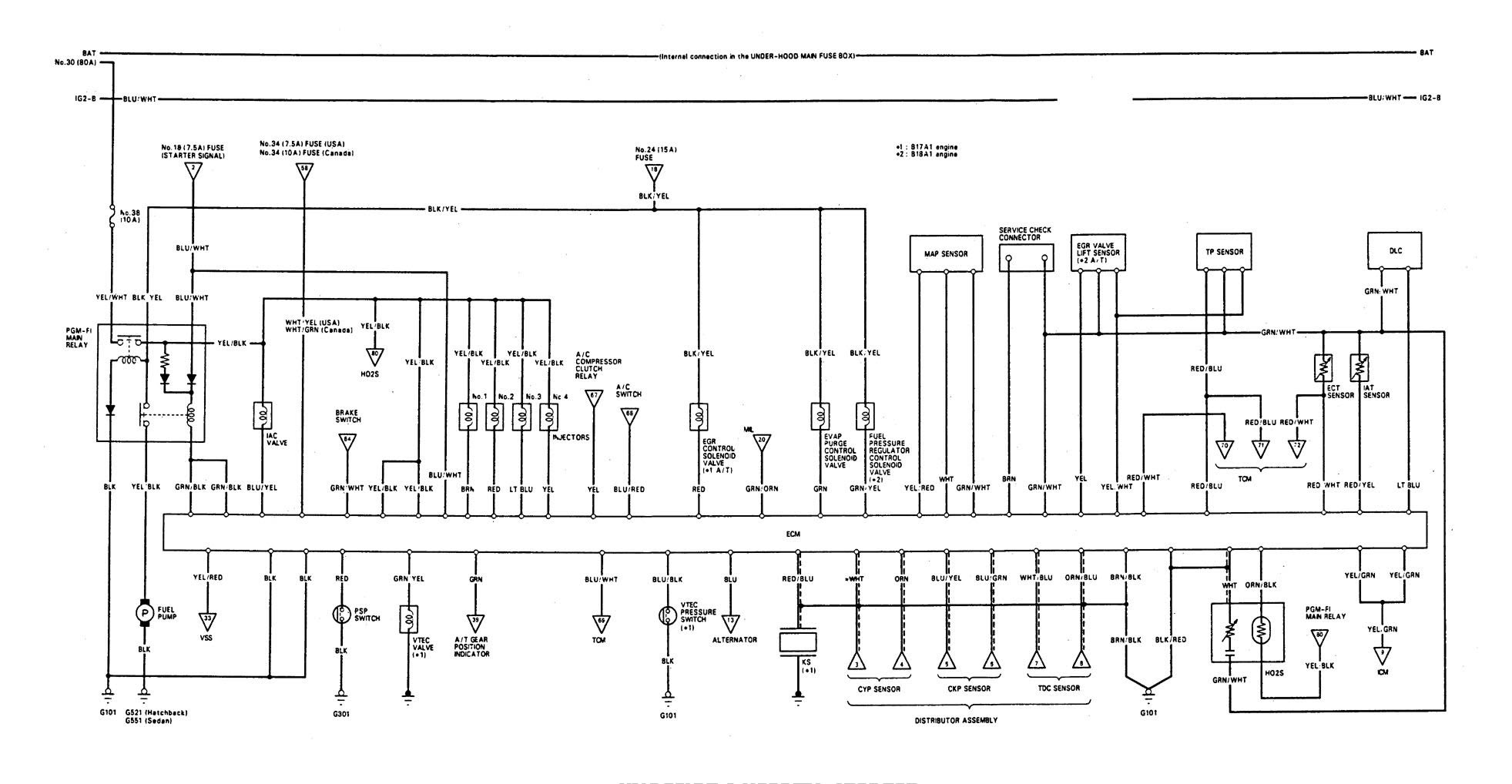 Acura Integra Wiring Diagram - Wiring Diagram Networks