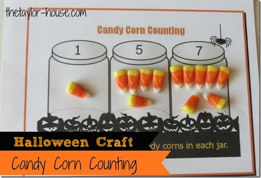 Halloween Crafts, Candy Corn Counting