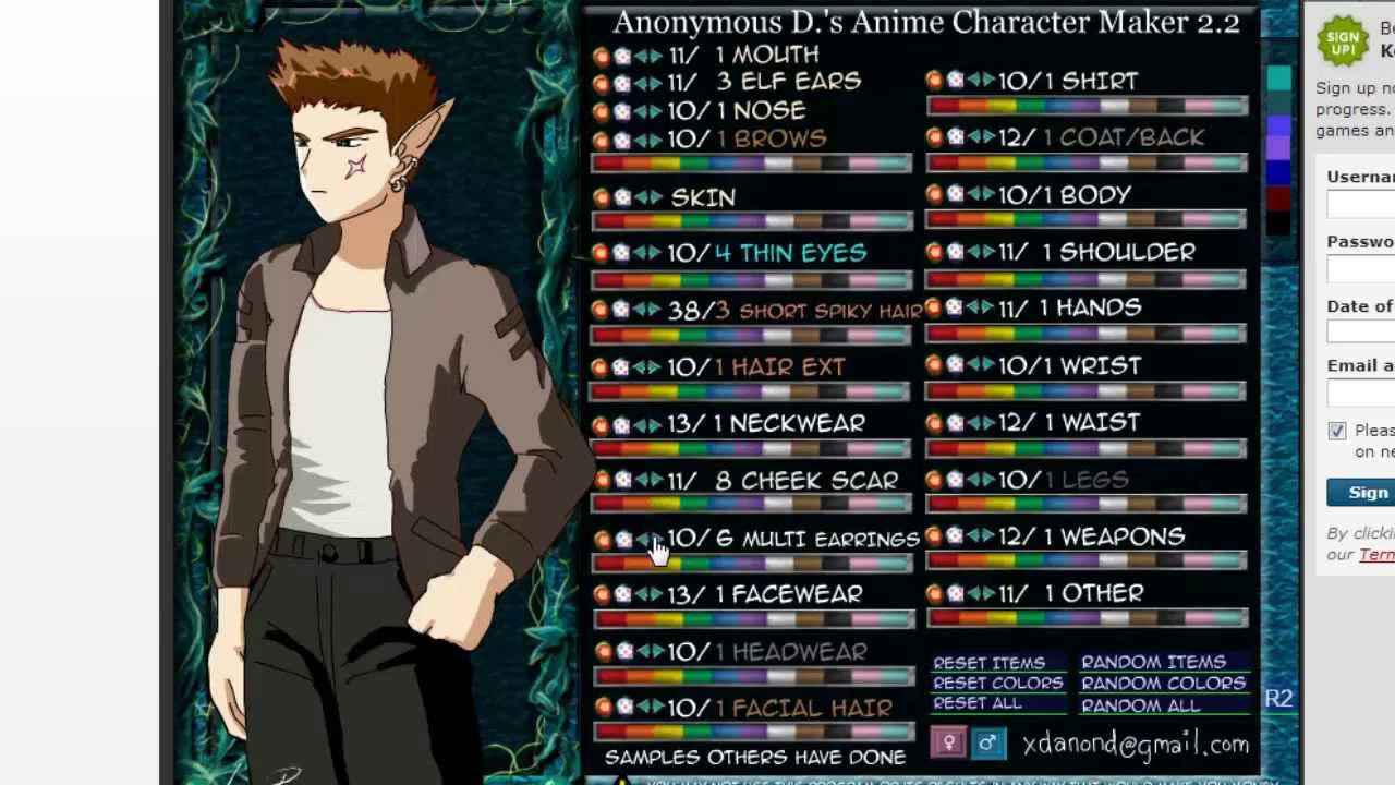 Anime Character Creator Download - Anime Characters