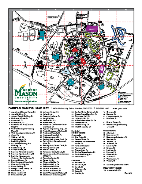 George Mason University Campus Map - Maps For You