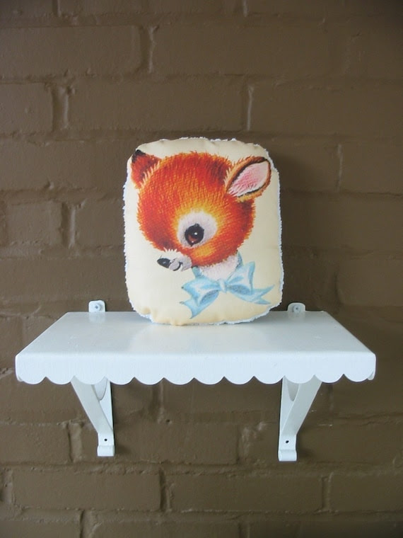 Animal Pillows Cat pillow Dog Pillow Fox Pillow Deer Pillow Bunny Pillow Nursery Decor