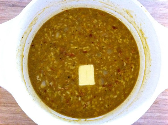 Butter Added to Risotto