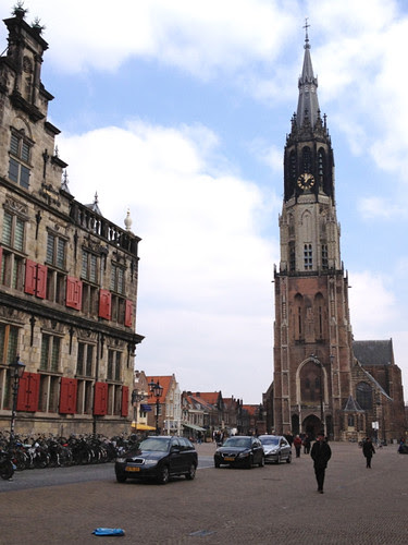 Delft - Nieuwe Kerk and Stadhuis