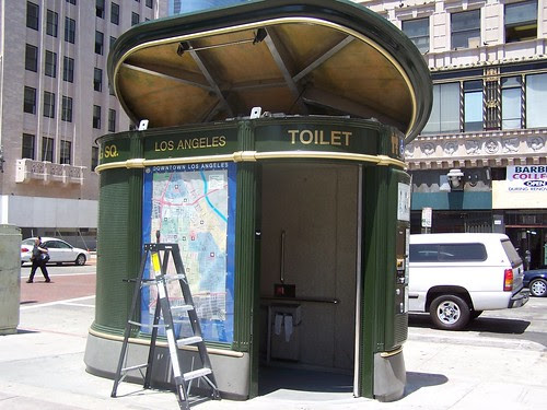 automated pay toilet at 5th & Hill