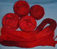red yarn