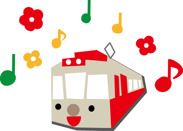 かわいいディズニー画像 ユニーク電車 可愛い イラスト