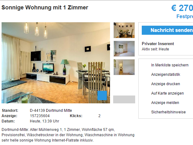 wohnungsbetrug.blogspot.com: Sonnige Wohnung mit 1 Zimmer Alter Mühlenweg 1 - 1 zimmer Wohnung ...