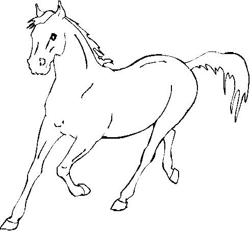Coloring Pages Of Paint Horses - bernitanews