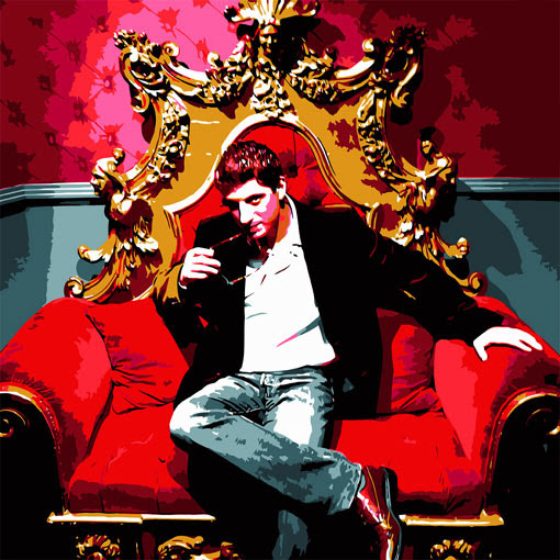 Le boss entre plume et plomb Total Darkness Paris Party Antoine Buéno Prix du Style Le Lup