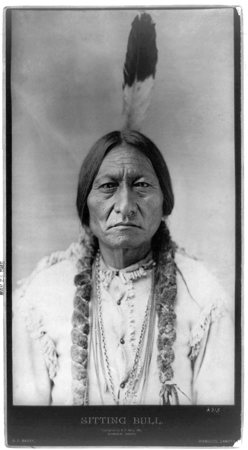 Sitting Bull in 1885 by D.F. Barry