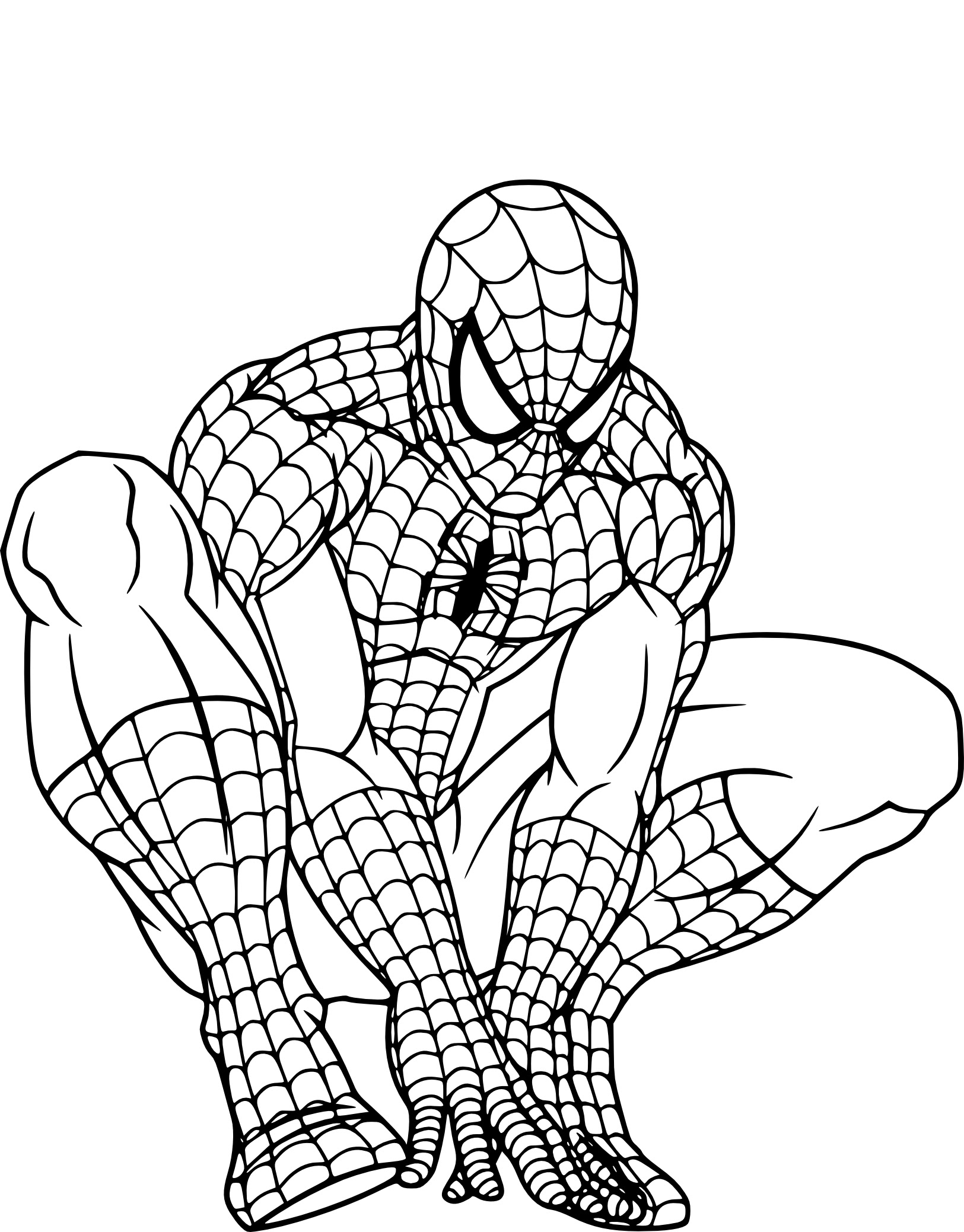 Nouveau Coloriage A Imprimer De Spiderman | Des Milliers de Coloriage ...