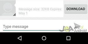 Online download: Android messages not downloading mms