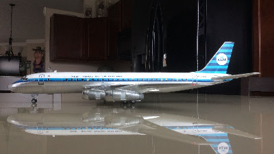AIRLINERCAFE COM Minicraft KLM Douglas DC 8 50 AIRLINERCAFE COM Minicraft KLM Douglas DC 8 50