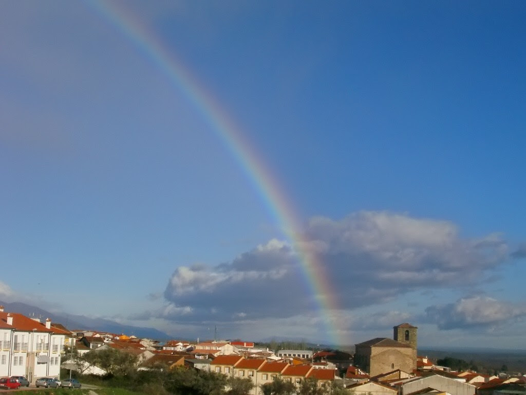 Arco-iris sobre Jaraíz