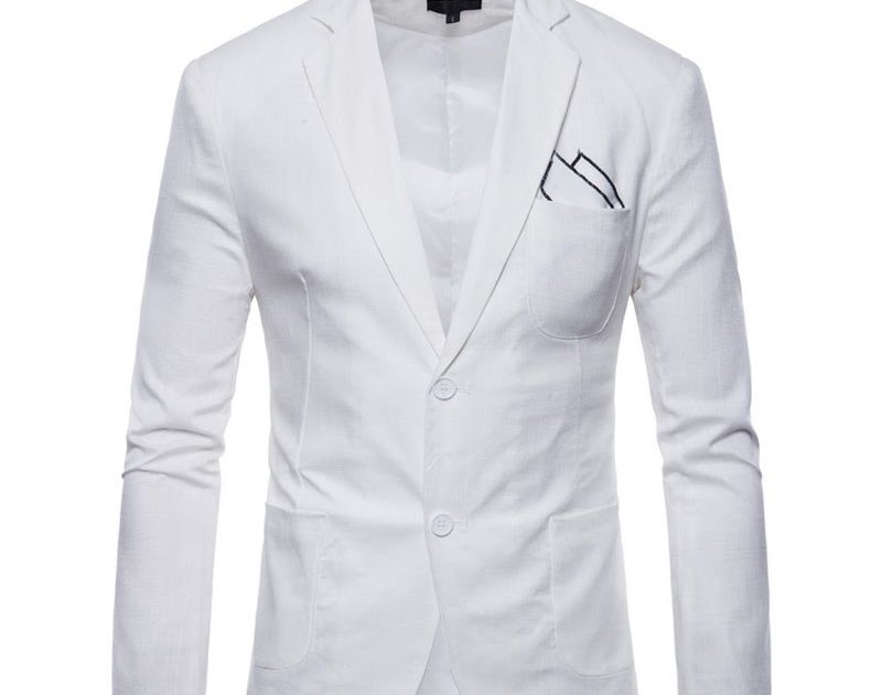 Fajarv: White Blazer Jacket For Mens