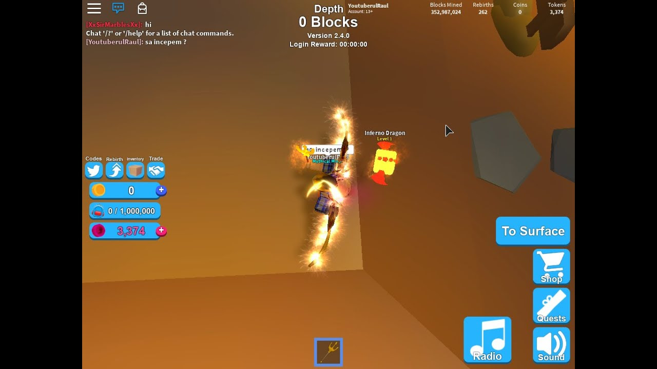 Roblox Dominus Praefectus In Mining Simulator