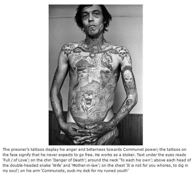 What Russian Prison Tattoos Really Mean