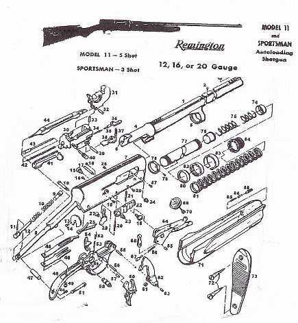 Remington 1100 Shotgun Parts Diagram