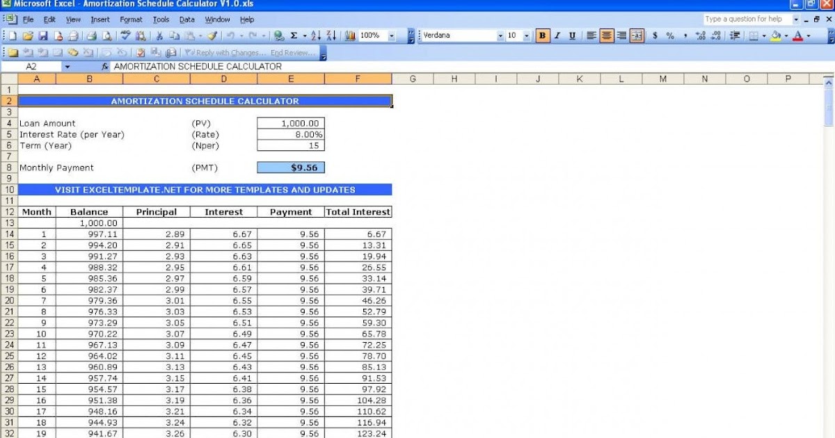 how to calculate simple interest loan payments in excel