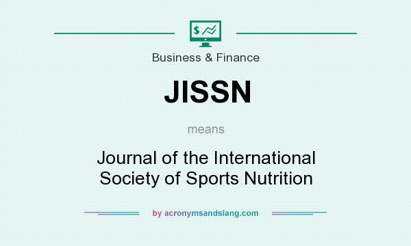 Journal Of The International Society Of Sports Nutrition Abbreviation