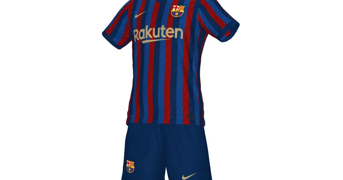 2022 Barca Kit 2021 22 : Fc Barcelona 21 22 Home Kit Revealed Footy