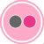 PinkGrayButtonIconFlickr-4